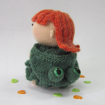 Funny doll frog