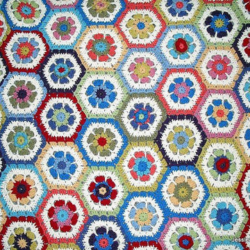 Flower to Hexagon Blanket