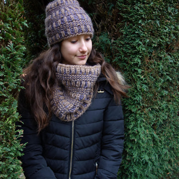 Tradescantia Hat and Cowl