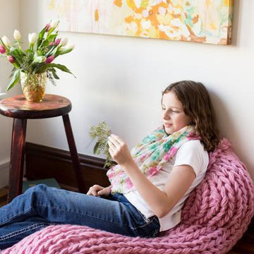 Arm Knit Lazy Days Lounger