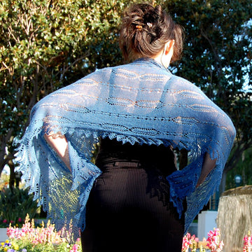 The Witches of Lake Enara rectangular shawl