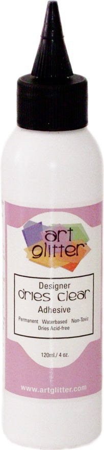 Art Institute Glitter Designer Dries Clear Adhesive 4oz - 33644