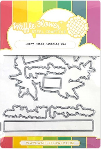 Waffle Flower Crafts Waffle Flower Die - Peony Notes