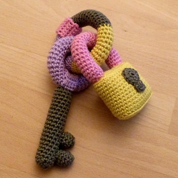 Lock & key rattle