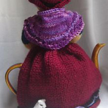 Grandma and Her Cat Tea Cosy