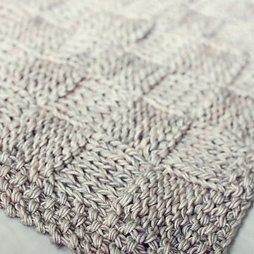 Basket Weave Baby Blanket