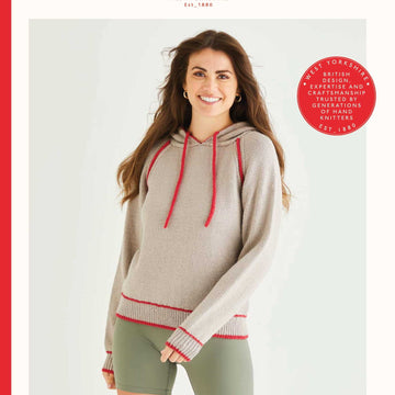 Title Holder Hoodie in Sirdar Cashmere Merino Silk in Sirdar - 10565 - Downloadable PDF