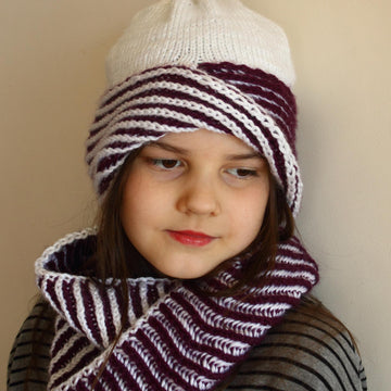 Brioche Twist Hat