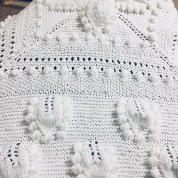 GLORIA baby blanket/shawl