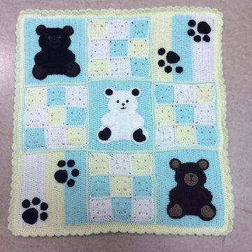 Bear and Paw Print Appliques