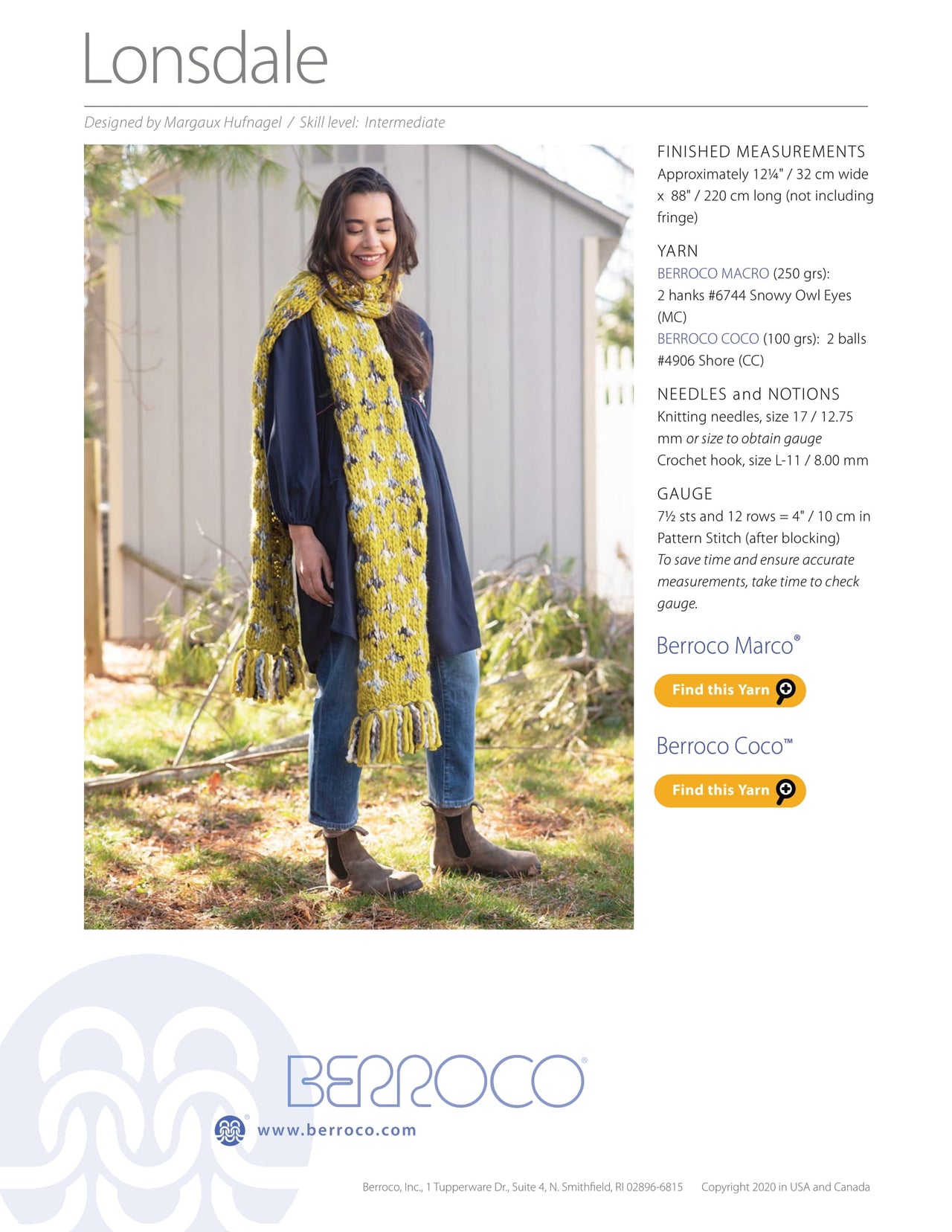 Berroco Lonsdale PDF