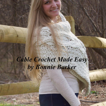 Crazy Chunky Cabled Stole