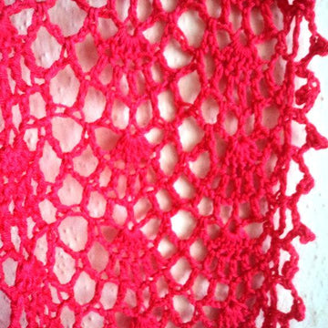 Red Claire Wrap Crochet Pattern