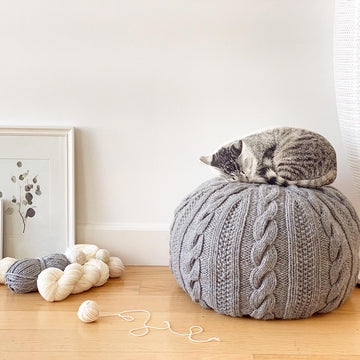 Milk Bun Pouf
