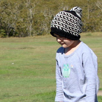 Black Ice Slouchy Hat