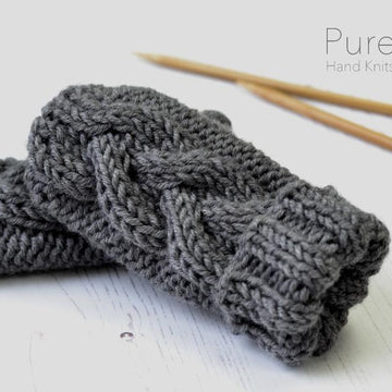 Nysa Cabled Baby Mitts