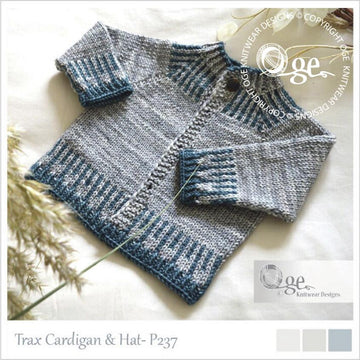 Trax Cardigan & Hat- P237