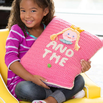 Princess and the Pea Pillow in Red Heart Super Saver Economy Solids - LW4562 - Downloadable PDF