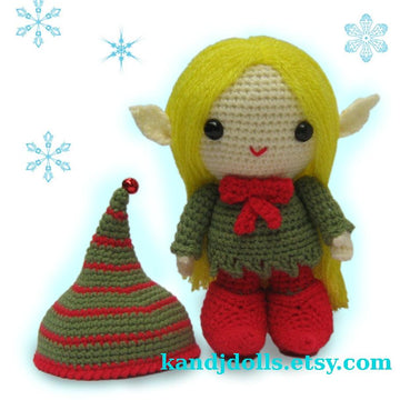 Elfy the Elf, Amigurumi crochet pattern