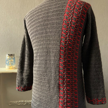 Offset Texture Cardigan