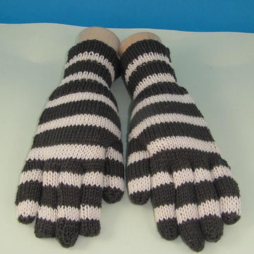 Easy Stripe Gloves