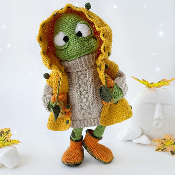 Mr. Sniff (crochet frog pattern, only PDF)