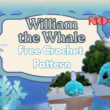 William the whale no sew keychain
