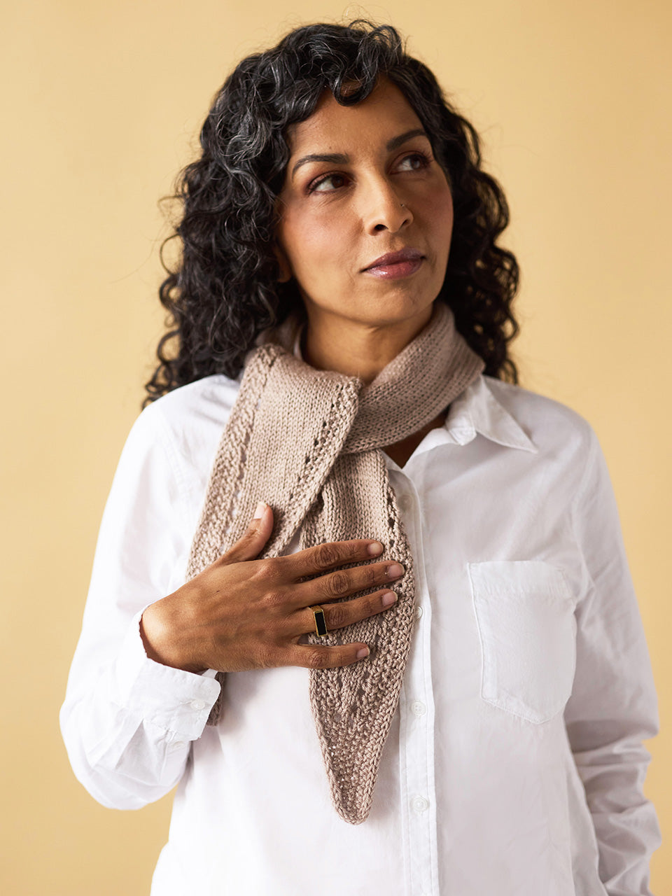 Aperture Shawlette in Berroco Biella