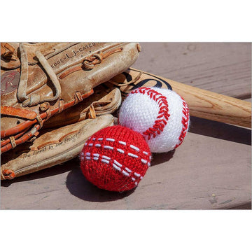 Knitted Baseball and Cricket Ball