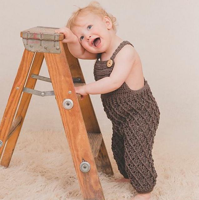 Harlequin Baby Pants, Romper, or Overalls