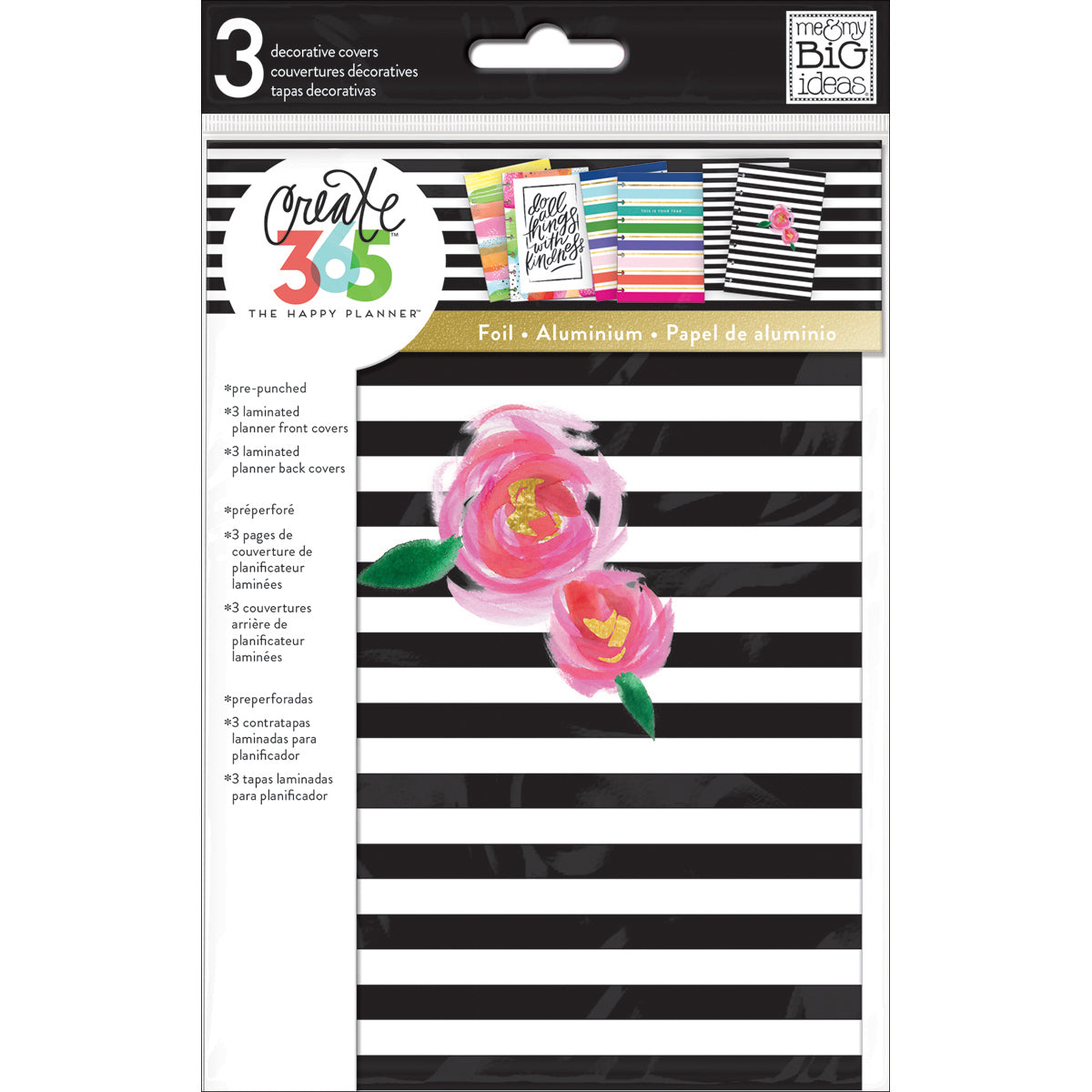 Happy Planner Mini Planner Covers 5"X7.25" 3/Pkg - Painterly