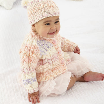 Cardigans and Hat in King Cole Cosy Love Aran - 6178 - Leaflet