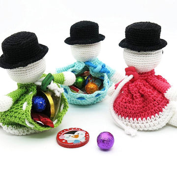 Drawstring Bag - Snowman