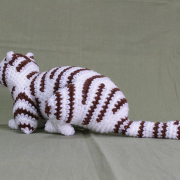White tiger amigurumi / ホワイトタイガーのあみぐるみ