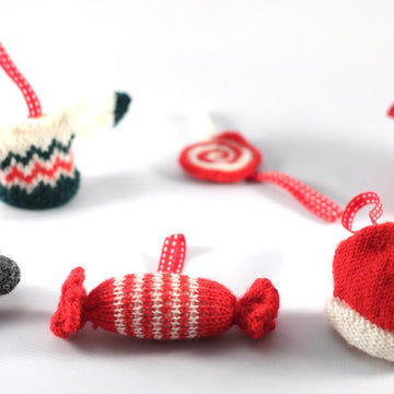 Striped Sweet Candy Christmas Tree Decoration