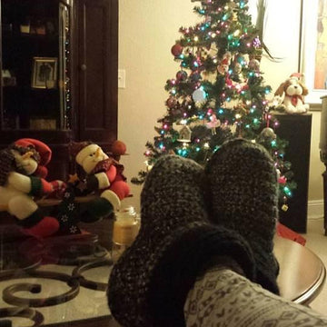 "Knot Knit" Slipper Boots