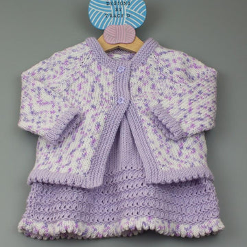 Baby Dress knitting pattern Emily