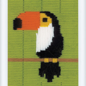 Vervaco Long Stitch Kit: Toucan - 12.5 x 16cm