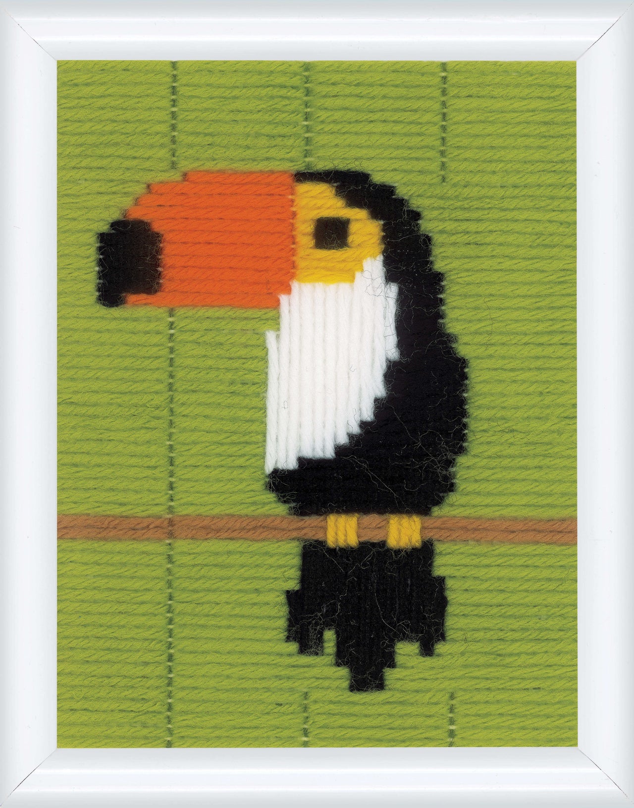 Vervaco Long Stitch Kit: Toucan - 12.5 x 16cm
