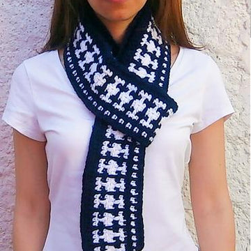 Stars In The Night scarf _ M51