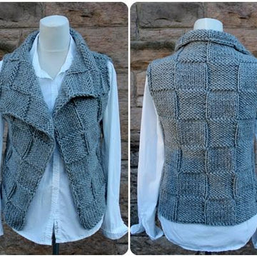 Ghost wrap / sleeveless jacket