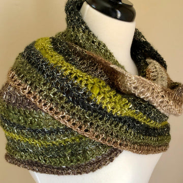 Woodland Faeries Triangle Shawl