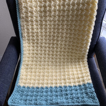 Ripple Stitch Baby Blanket