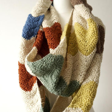 Zig Zag Infinity Scarf