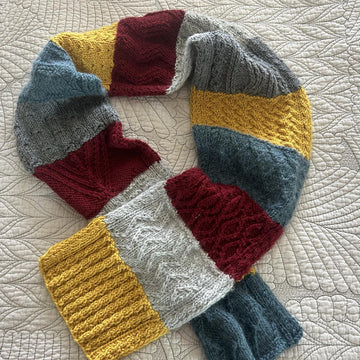 Autumn Cable Scarf