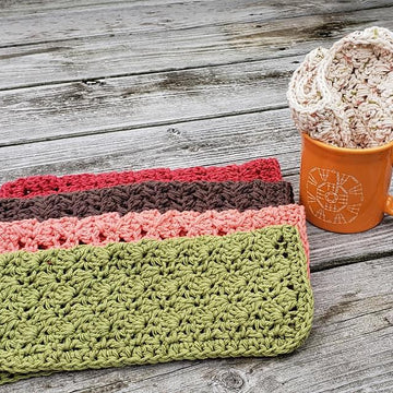 Autumn Days Dishcloth Set of 5