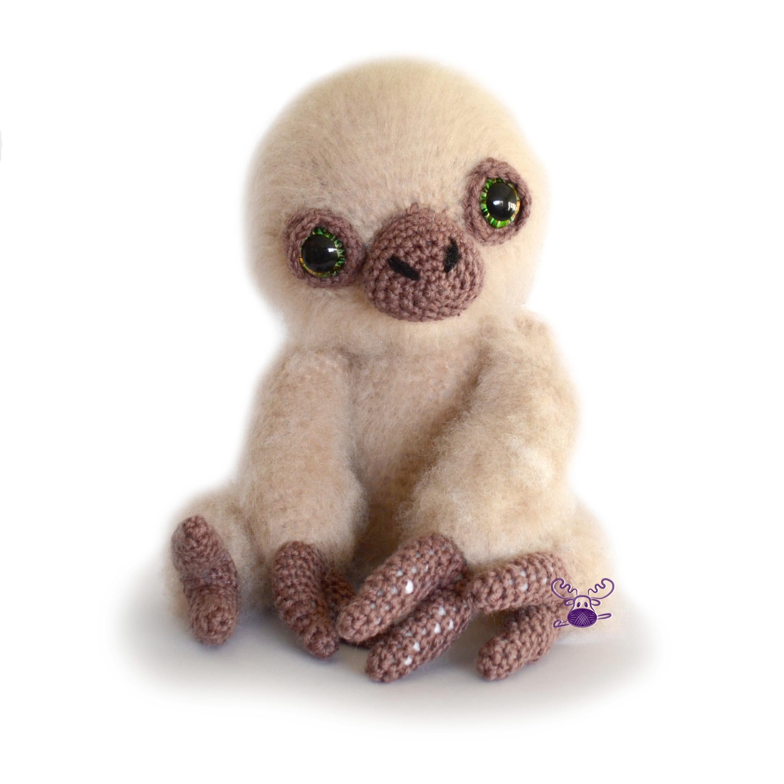 Amigurumi Sloth - Artemis the Sloth Astronomer