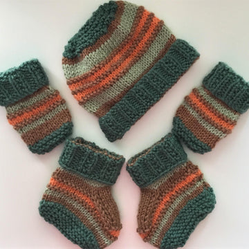 Cool Brights baby Hat set