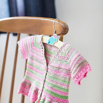 Rosetta baby cardigan