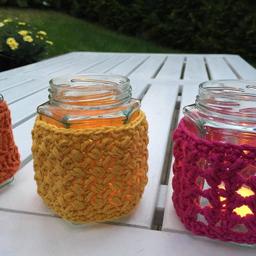 8 Mason Jar Candle Cover